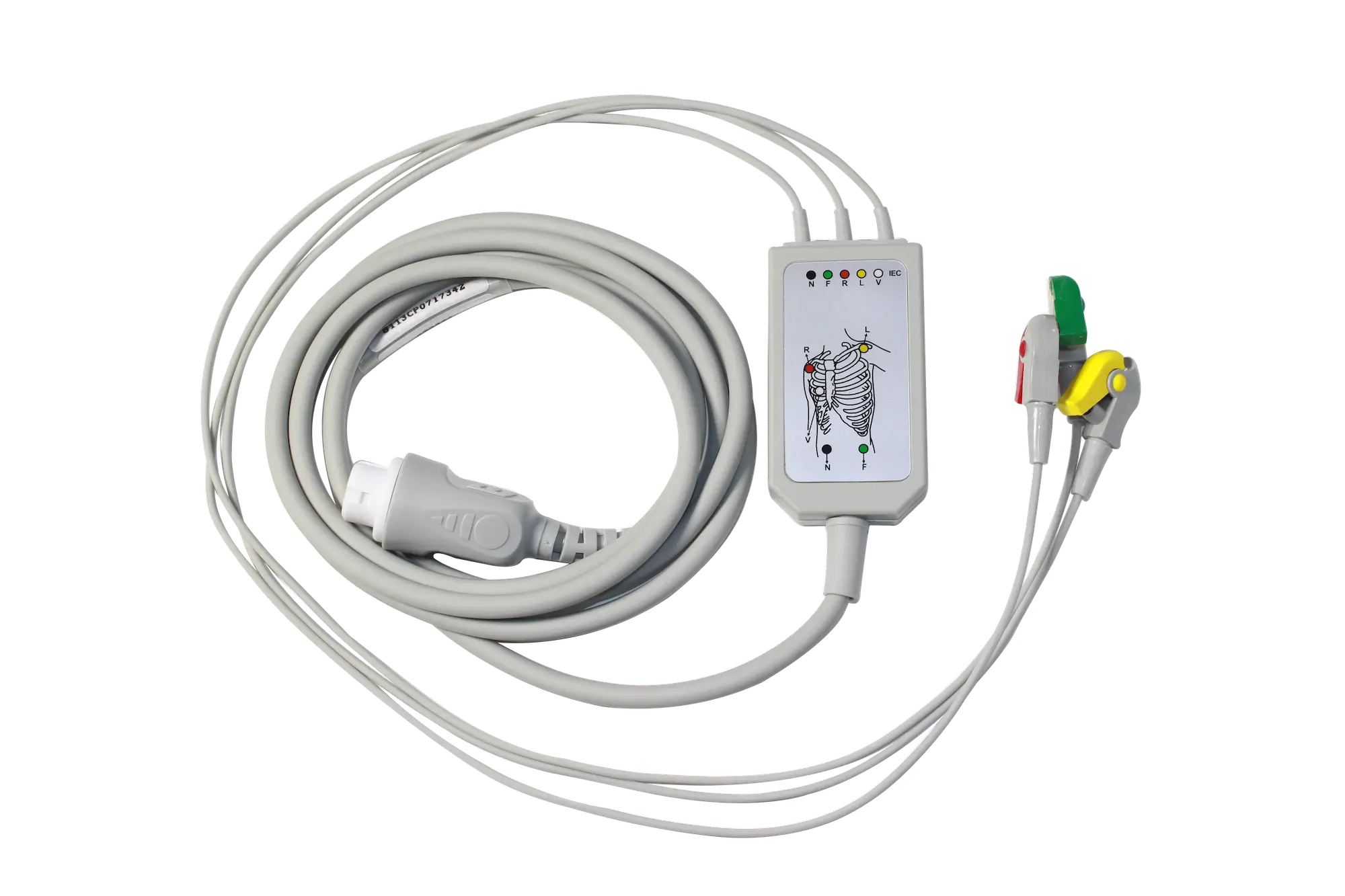 Cabo Paciente para ECG 3 vias Cabo Paciente ECG 3 Vias - Imagem 1